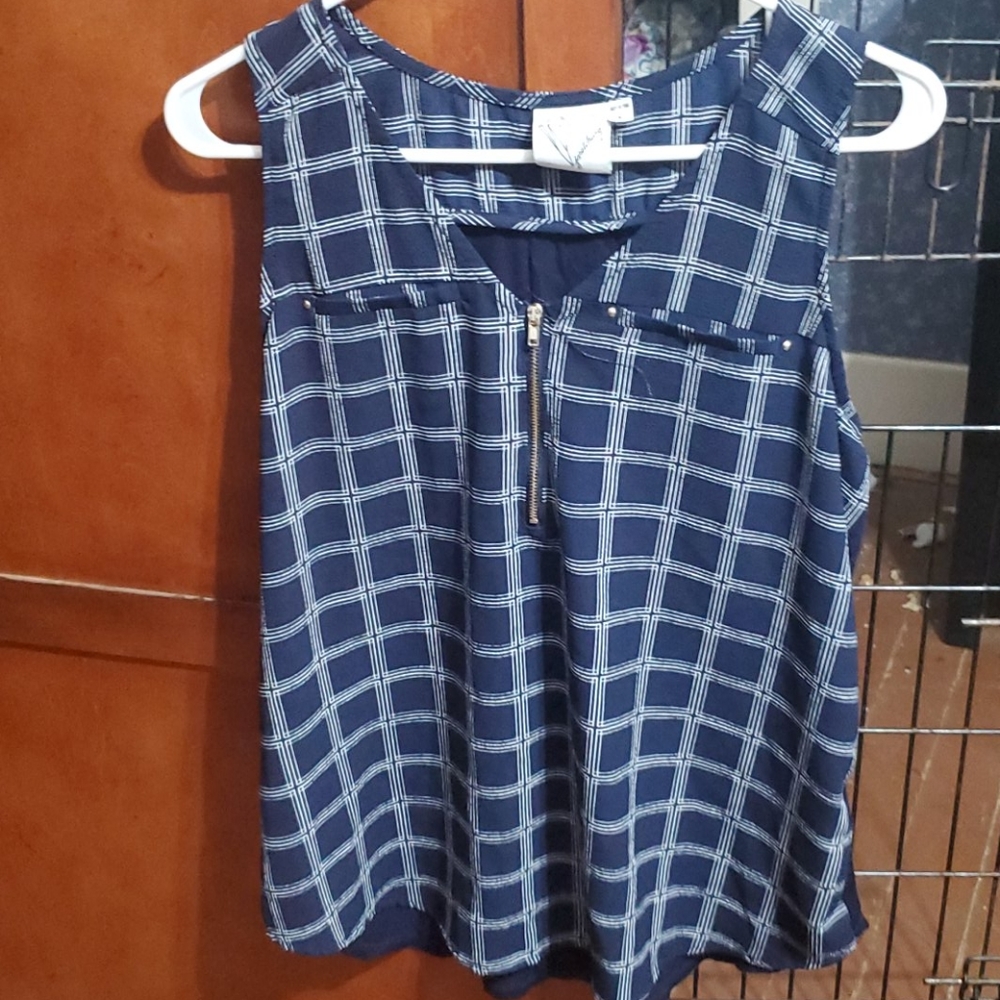 Plaid tank